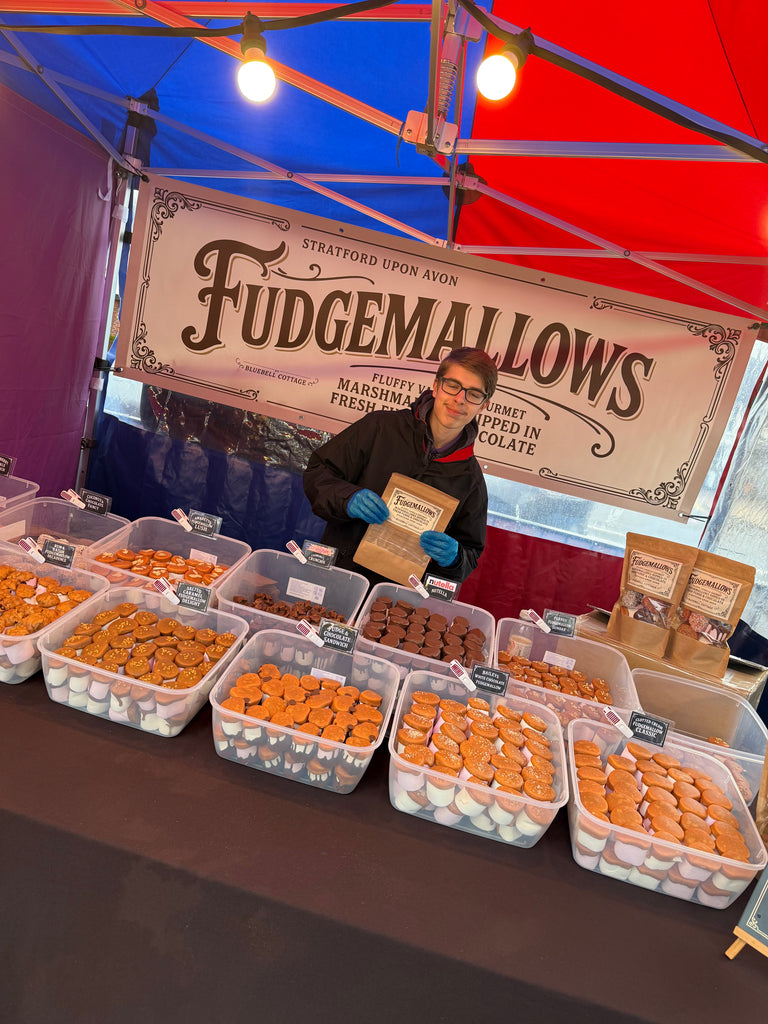 Fudgemallows Pouch – Gourmet Fudge-Dipped Marshmallows – Bluebell Cottage