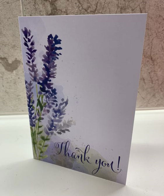 Thank you greetings card
